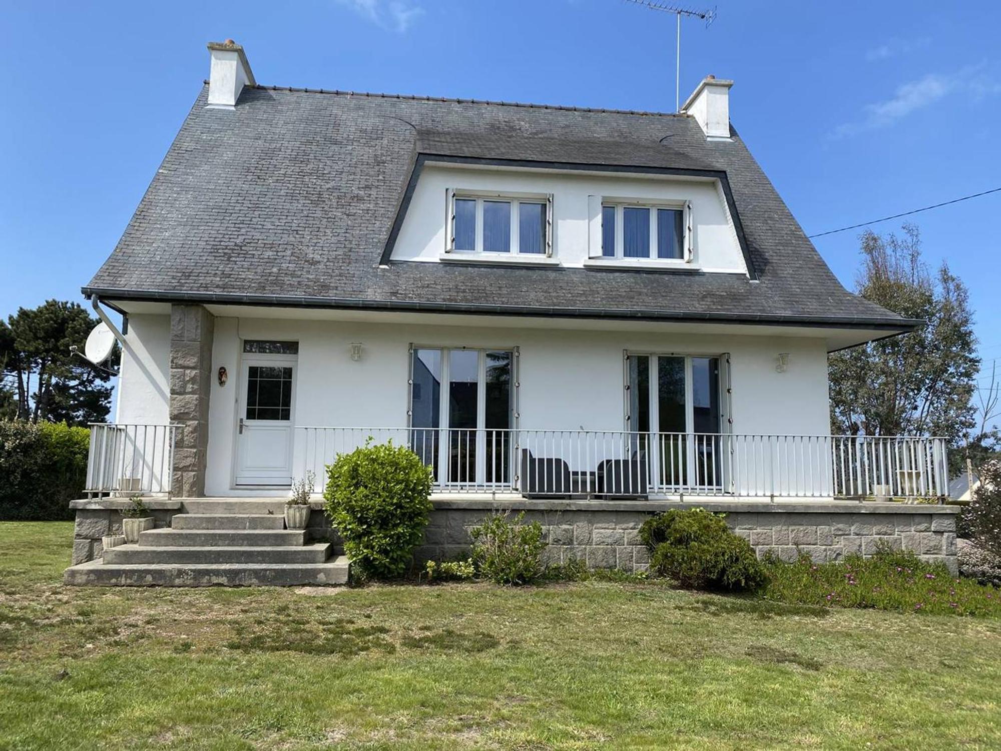 Maison 6 Pers Avec Jardin, Wifi, Proche Plages Et Sentier A Perros-Guirec - Fr-1-368-344 Villa Exterior photo